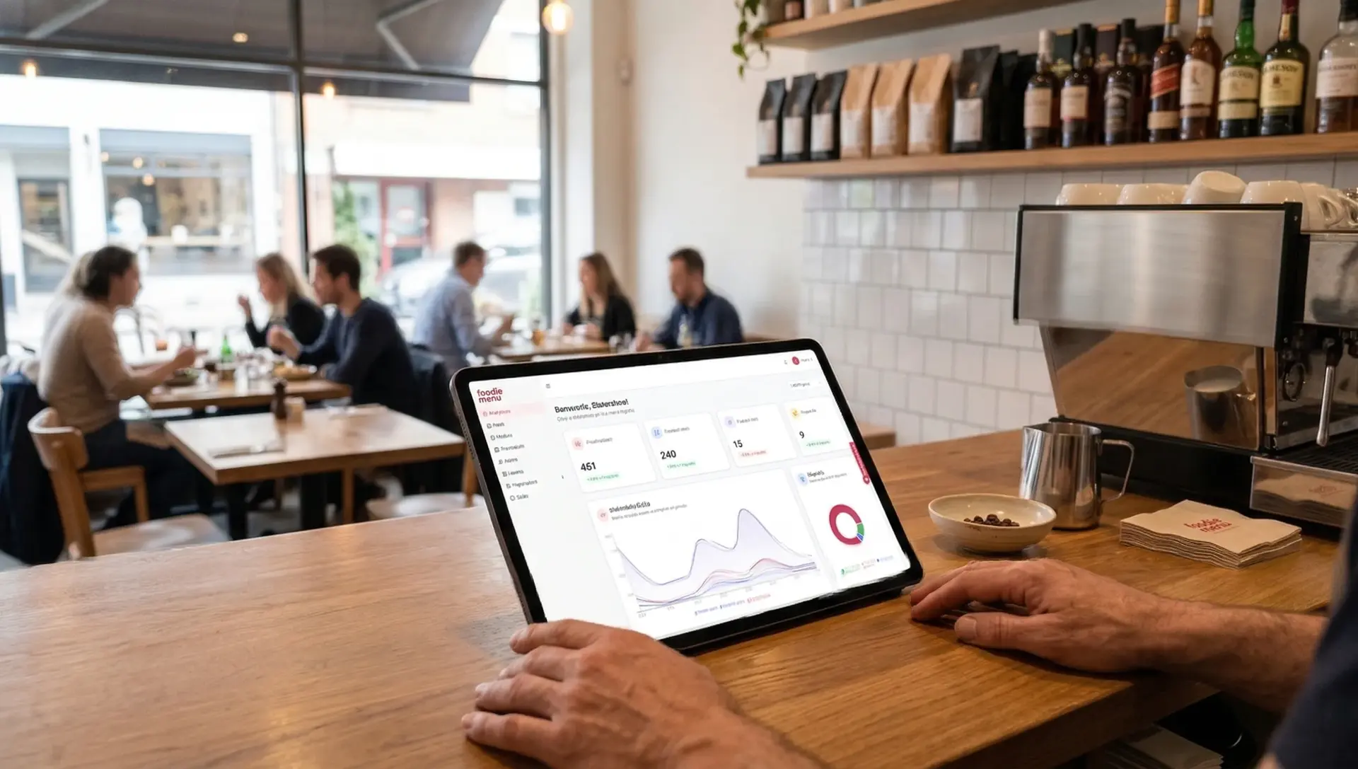 Prenotazione ristorante online con menù digitale